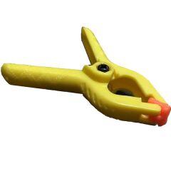 Tablet Cep Telefonu Ekran Tutucu Kıskaç Mandal - Sarı