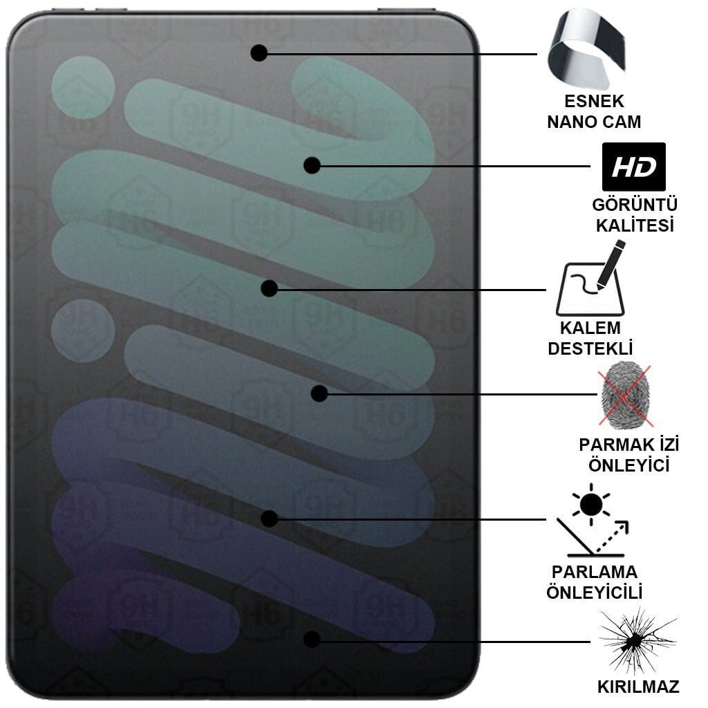 Huawei MatePad T10 AGR-L09 Mat Kırılmaz Cam Nano Ekran Koruyucu