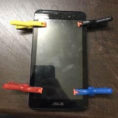 Cam Yapıştırmak İçin Kırmızı Kıskaç Mandalı - Kırmızı