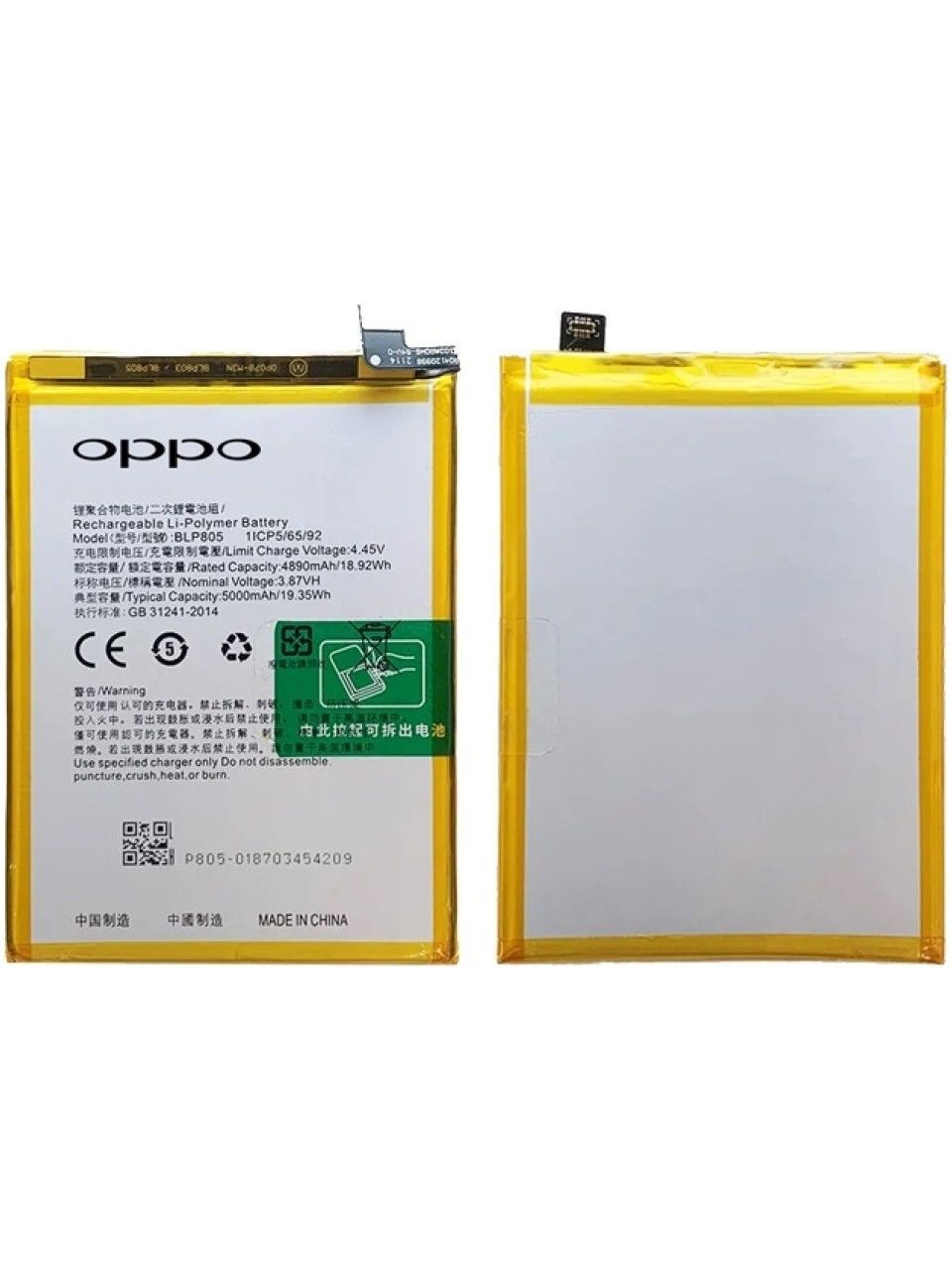 Oppo A53s Batarya Pil Orjinal