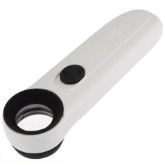 MG6B-2 Led Işıklı Altın Gümüş Yüzük İnce İşçilik İçin Mercek Büyüteç (15x)