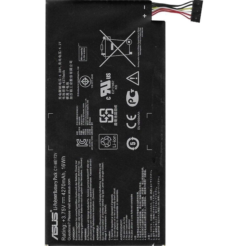 Asus MeMoPad Me172 K0W Batarya Pil