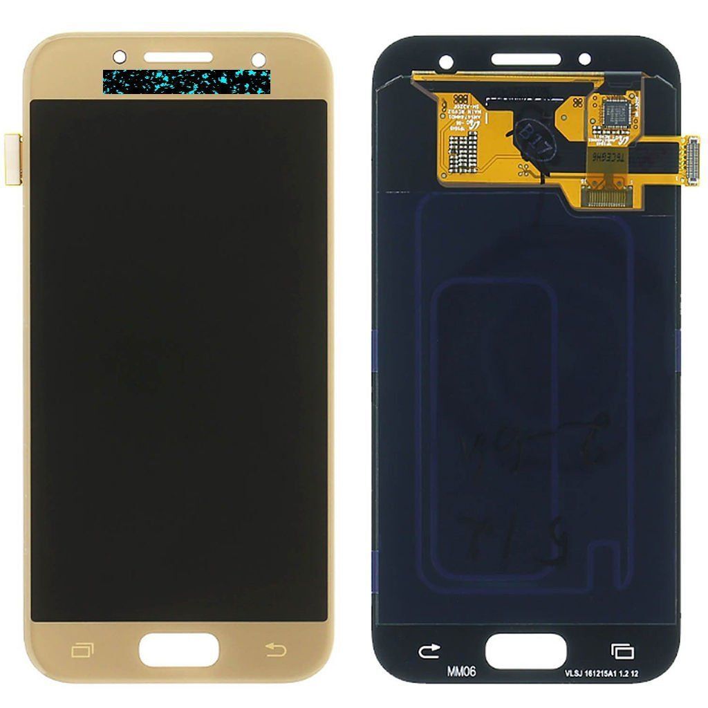 Samsung Galaxy A3 2017 SM-A320 Lcd Ekran Dokunmatik Gold