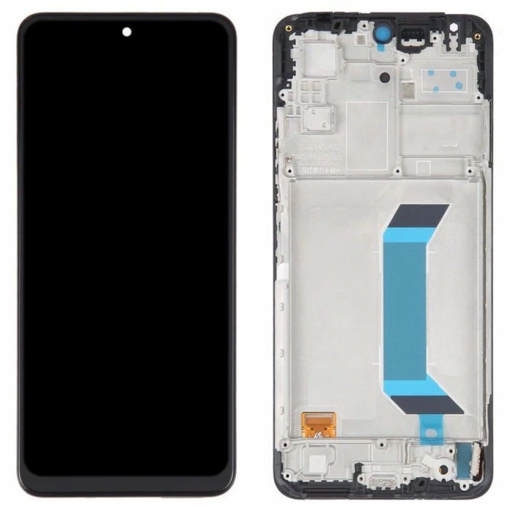 Xiaomi Redmi Note 12 5G Çıtalı Ekran Dokunmatik Siyah Oled