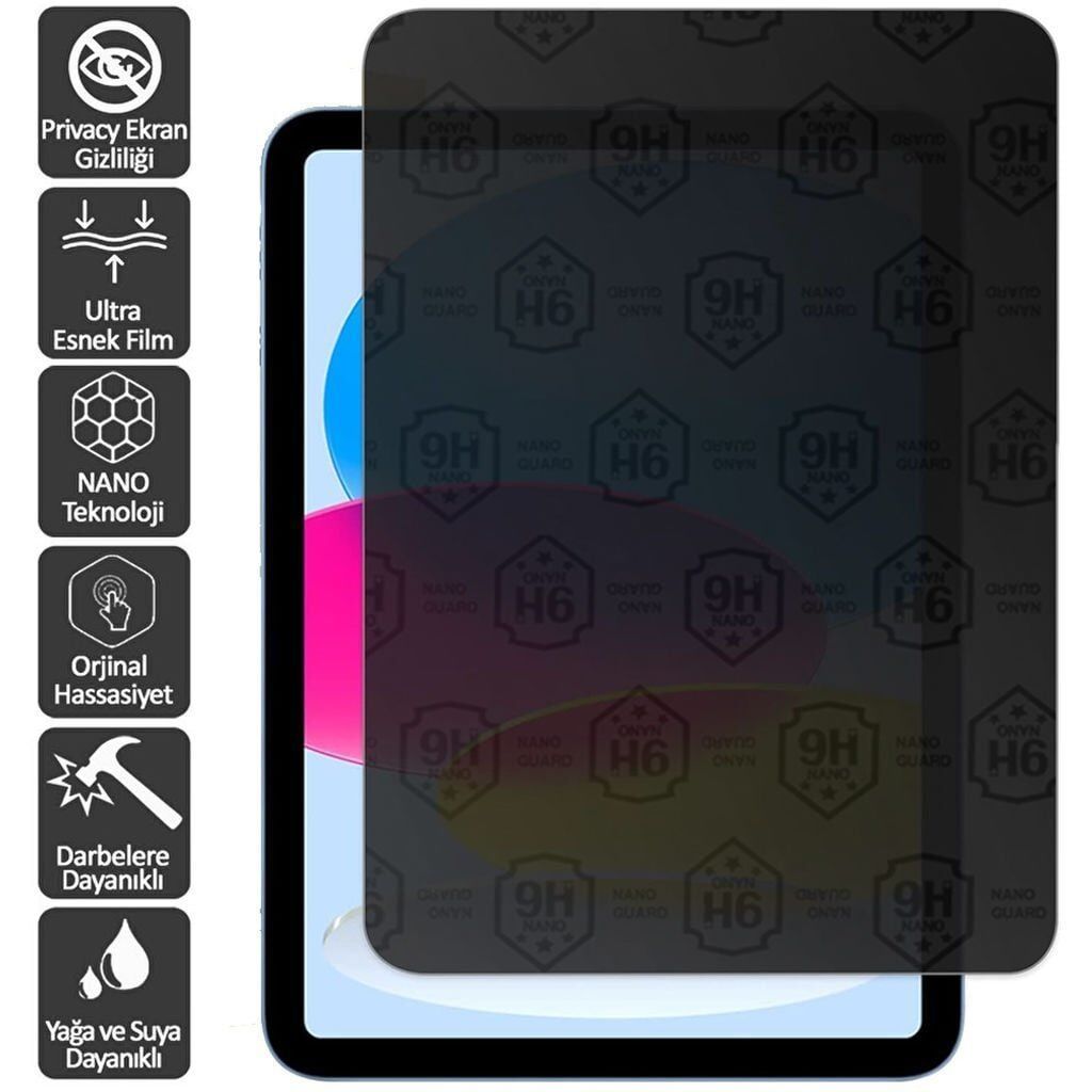 Apple iPad Pro 12.9 5. Nesil A2378 Hayalet Cam Nano Kırılmaz Ekran Koruyucu