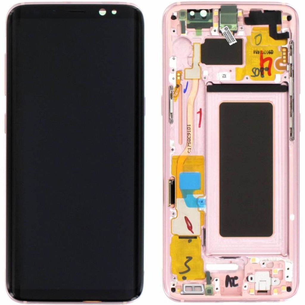 Samsung Galaxy S8 SM-G950 Lcd Ekran Dokunmatik Çıtalı Mor