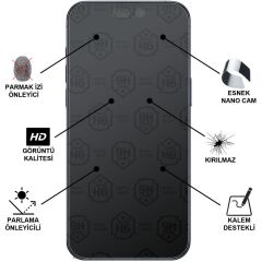 Samsung Galaxy Note 3 Neo SM-N7505 Mat Kırılmaz Cam Nano Ekran Koruyucu