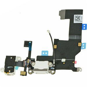 İphone 5 Şarj Soketi Kulaklık Mikrofon Film Bordu Beyaz