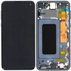 Samsung Galaxy S10e SM-G970 Lcd Ekran Dokunmatik Çıtalı Siyah