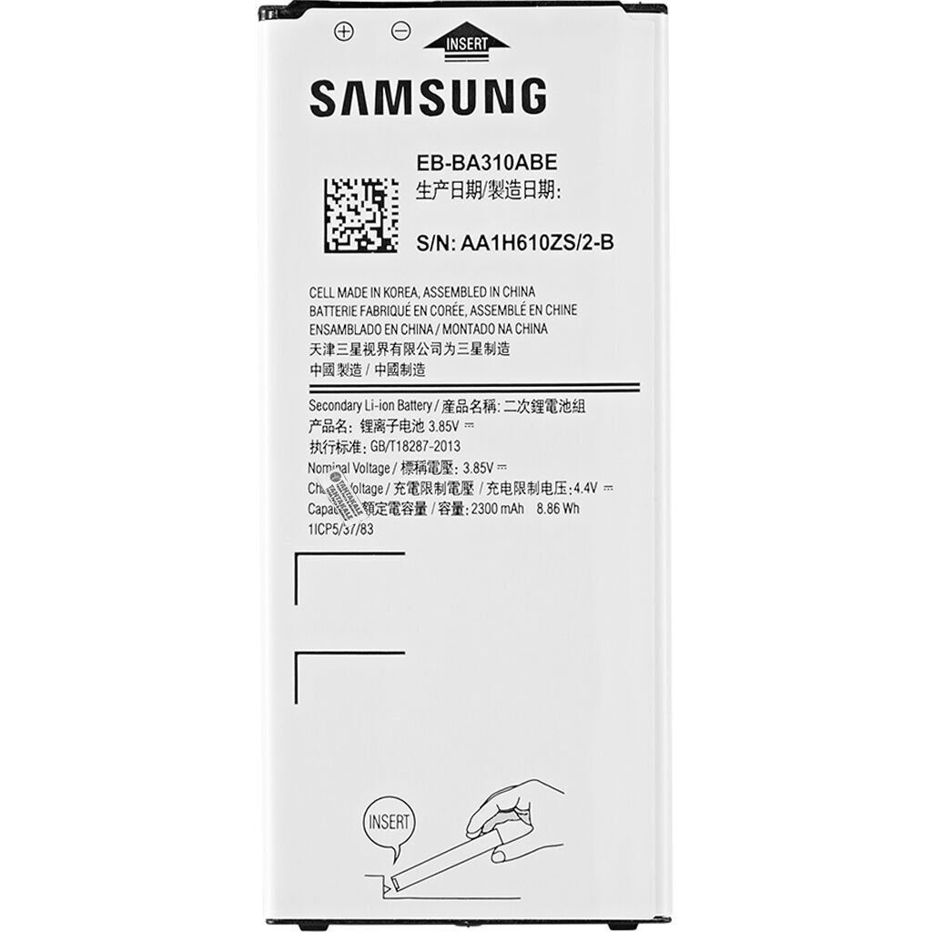 Samsung Galaxy A3 2016 SM-A310 Batarya Pil - Orjinal