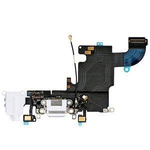İphone 6S Şarj Soketi Kulaklık Mikrofon Film Bordu Beyaz