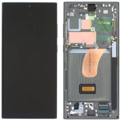 Samsung Galaxy S23 Ultra SM-S918 Lcd Ekran Dokunmatik Çıtalı Yeşil