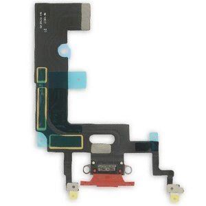 İphone XR Şarj Soketi Kulaklık Mikrofon Film Bordu Red Kırmızı