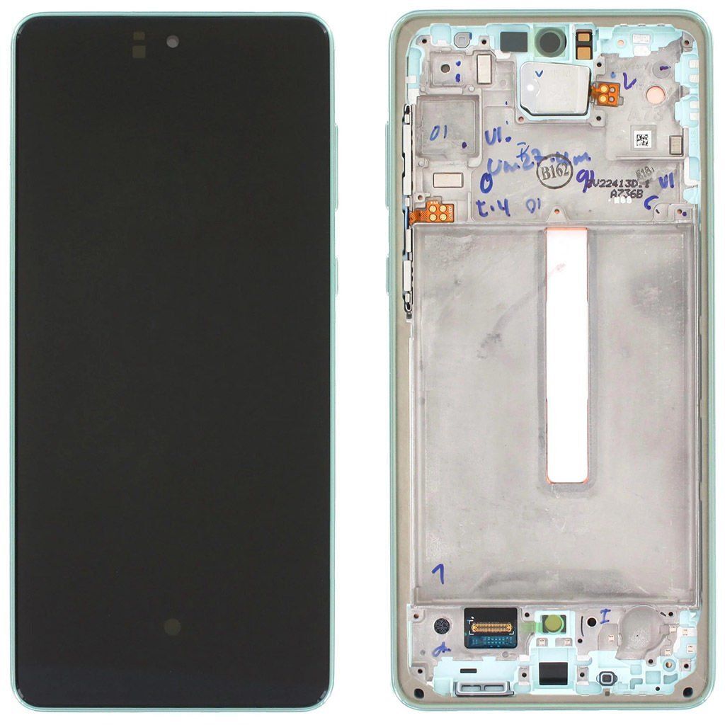 Samsung Galaxy A73 5G SM-SM-A736 Lcd Ekran Dokunmatik Çıtalı Yeşil