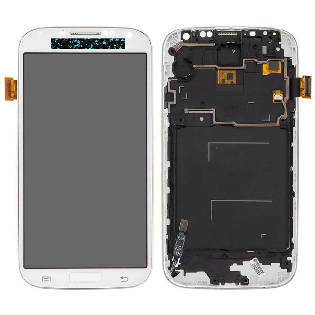 Samsung Galaxy S4 GT-I9500 Lcd Ekran Dokunmatik Çıtalı Beyaz