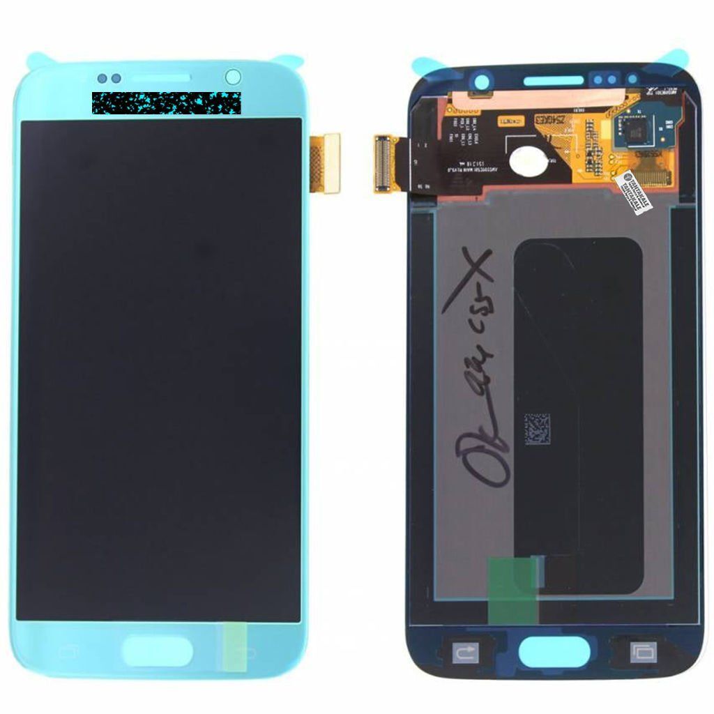 Samsung Galaxy S6 SM-G920 Lcd Ekran Dokunmatik Mavi