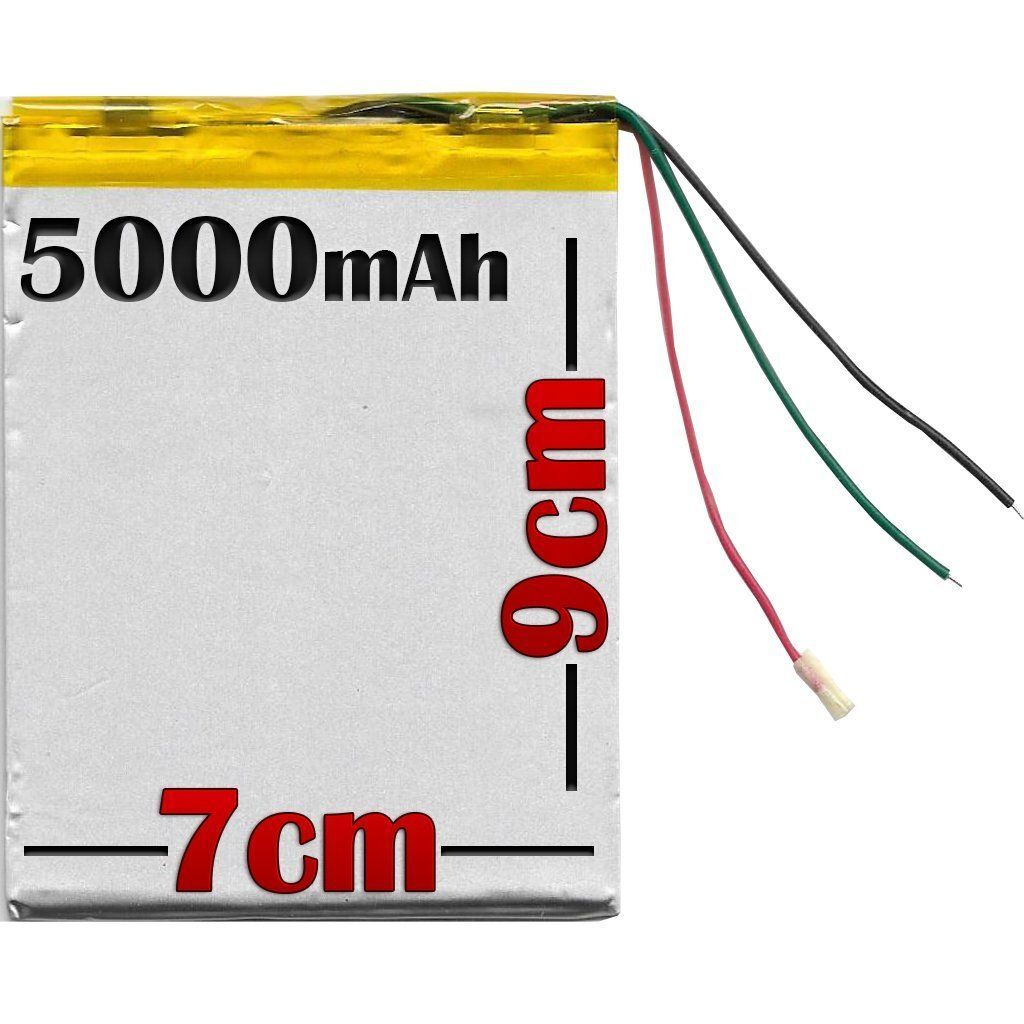 Everest Everpad SC-740 Venüs7 Batarya Pil 5000mAh - 3 Kablolu