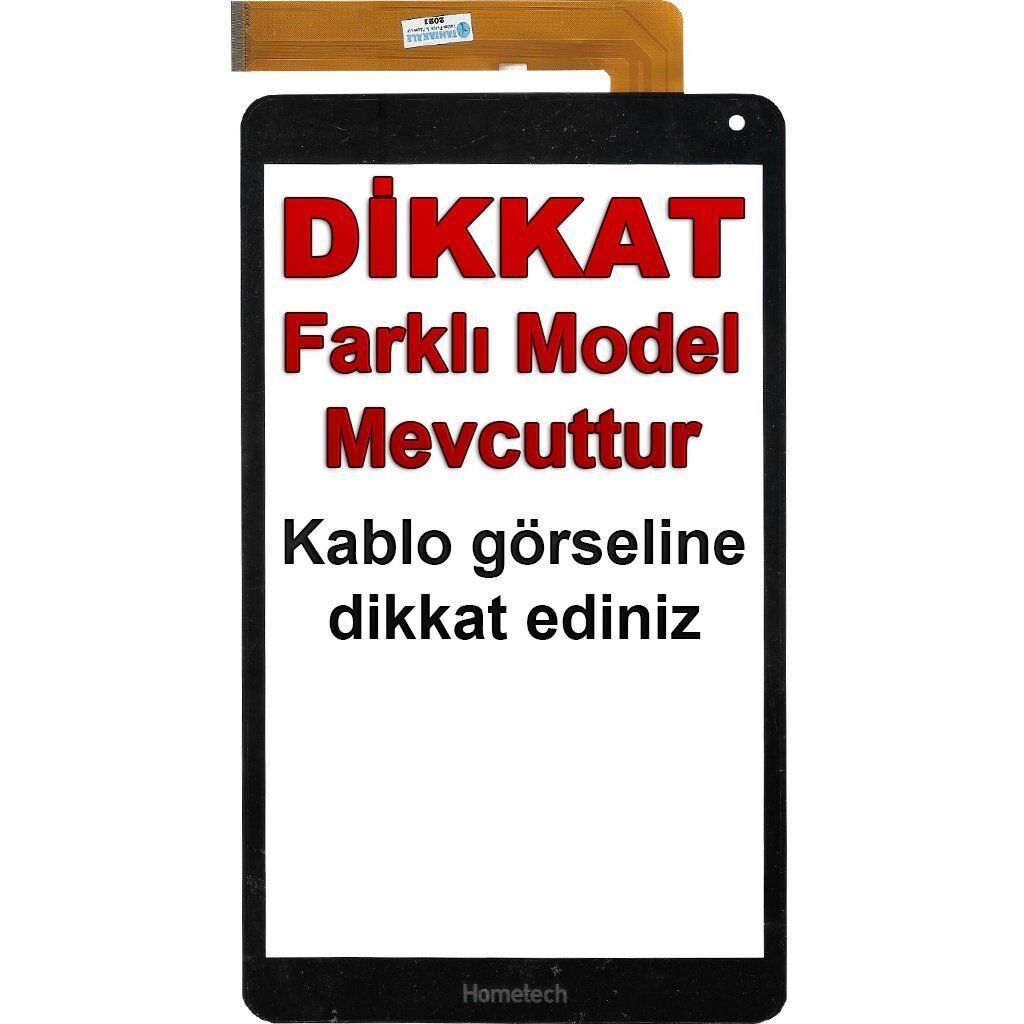 Hometech Alfa 8T Dokunmatik Siyah - Model 1