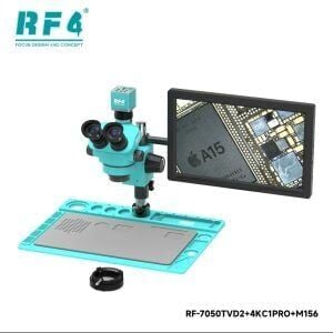 RF4-6565 7050TV 4K HD Kamera Monitörü Trinoküler Stereo Mikroskop