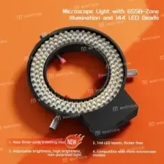 YCS 6558-Zone 144 LED’li Ayarlanabilir Parlaklıklı Çok Bölgeli Aydınlatma Sistemli Mikroskop Lambası