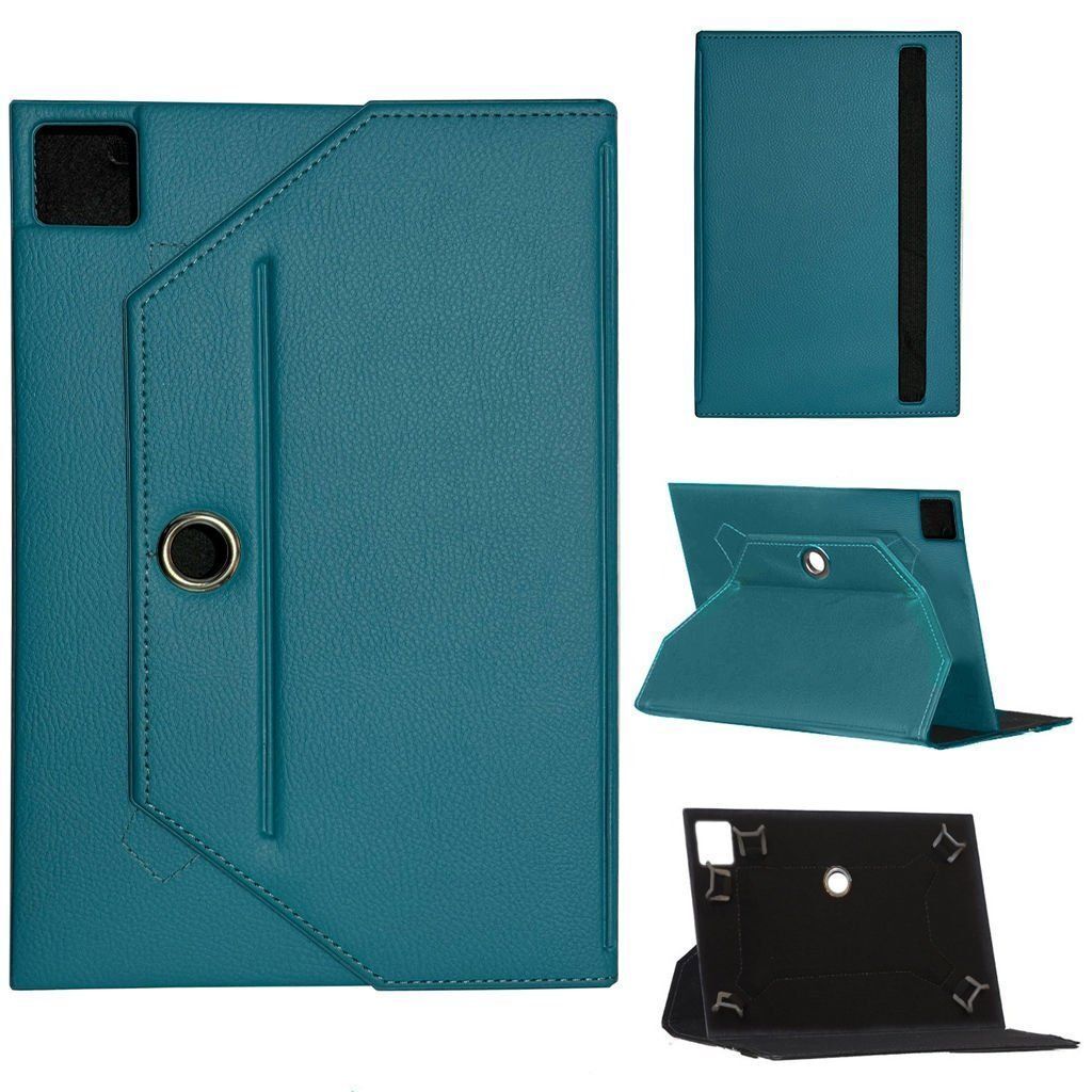 Samsung Galaxy Tab S9 FE Plus SM-X610 Universal Standlı Tablet Kılıfı Mavi