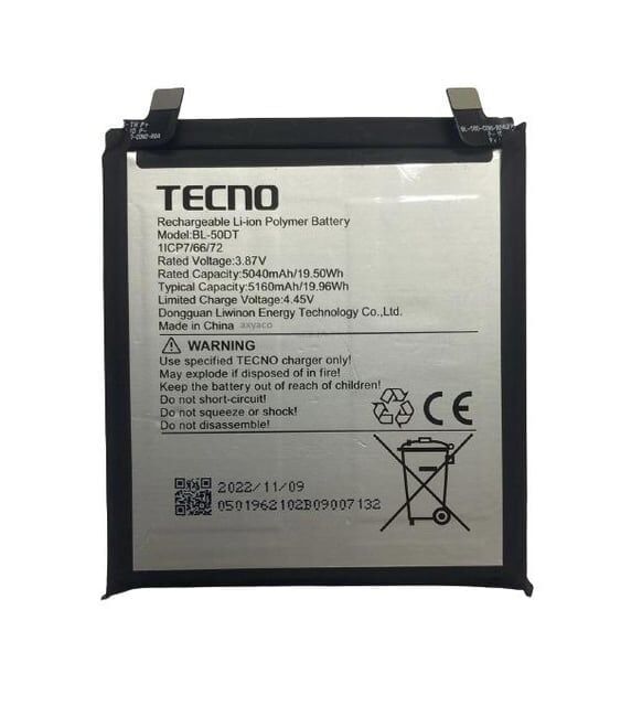 Tecno Phantom X2 Batarya Pil