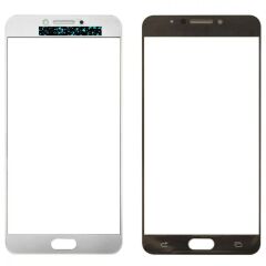 Samsung Galaxy C7 Pro SM-C7010 Dokunmatik Ön Cam Lens Beyaz