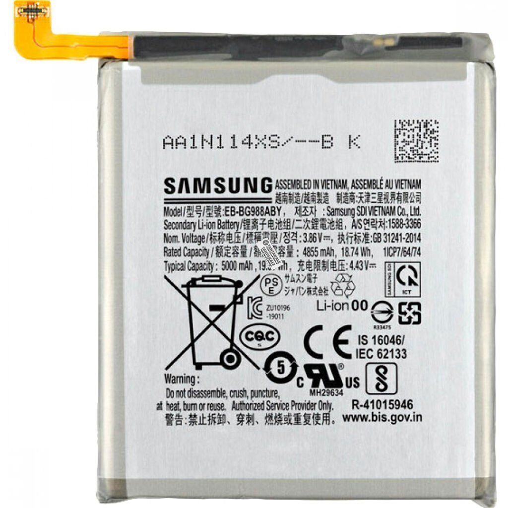 EB-BG988ABY Kodlu Batarya Pil - Orjinal