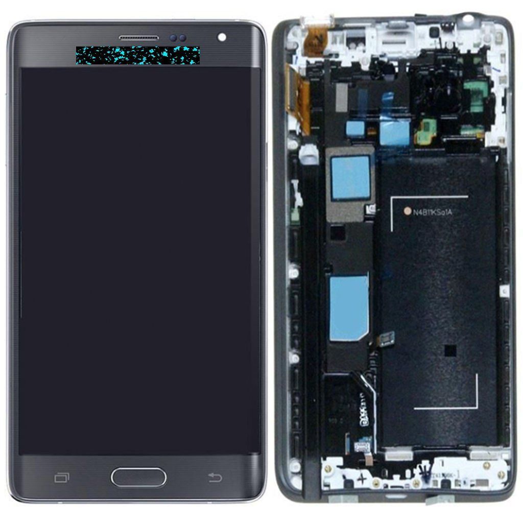 Samsung Galaxy Note Edge SM-N915 Lcd Ekran Dokunmatik Çıtalı Siyah
