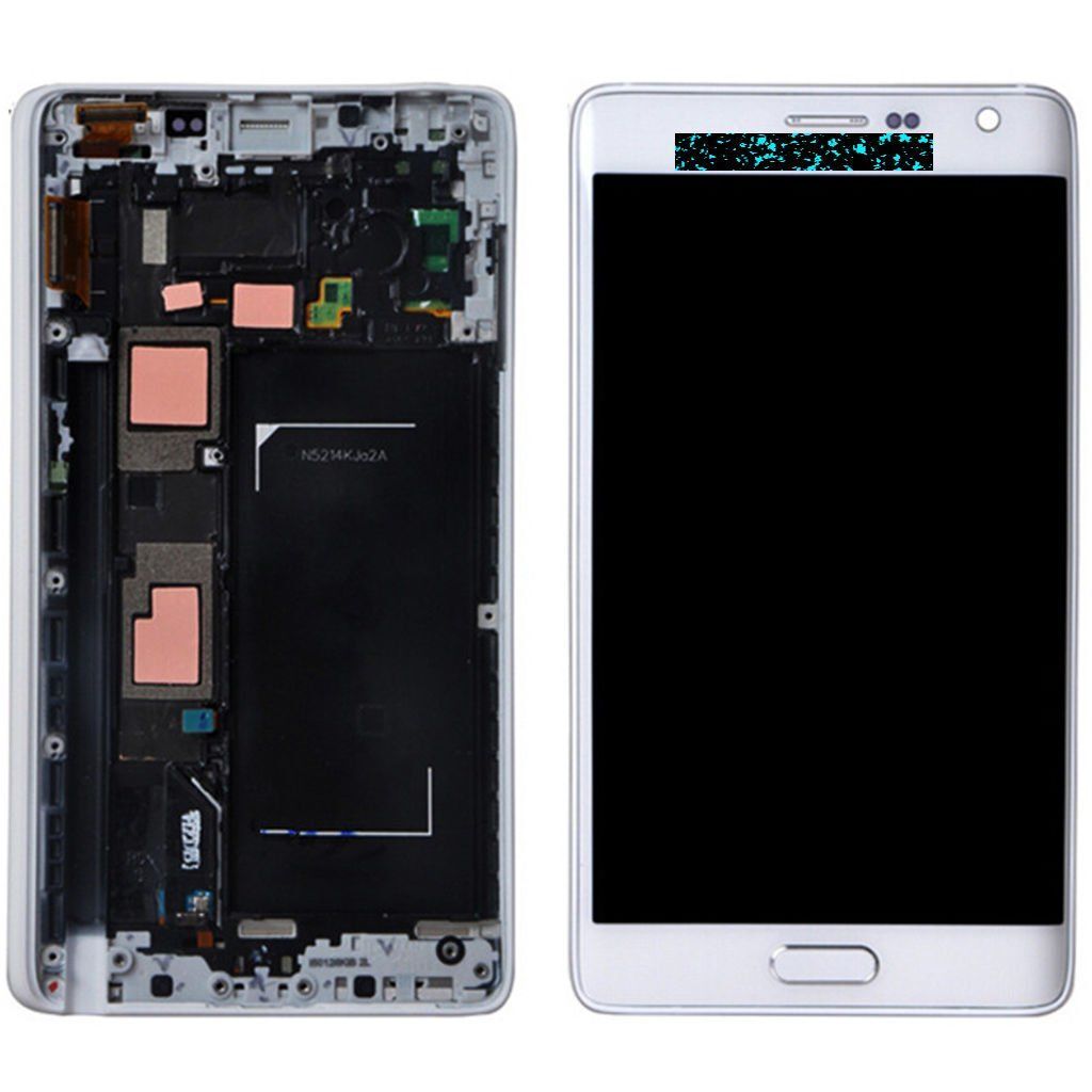 Samsung Galaxy Note Edge SM-N915 Lcd Ekran Dokunmatik Çıtalı Beyaz