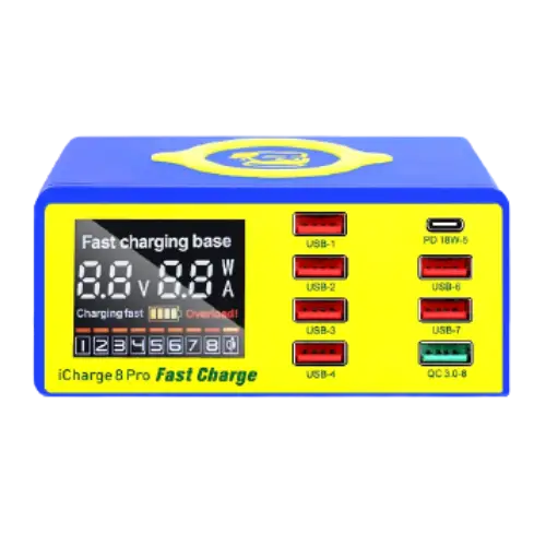 Mechanic İcharge Pro 8 Port 3.0 Hızlı Wireless Çoklu Şarj