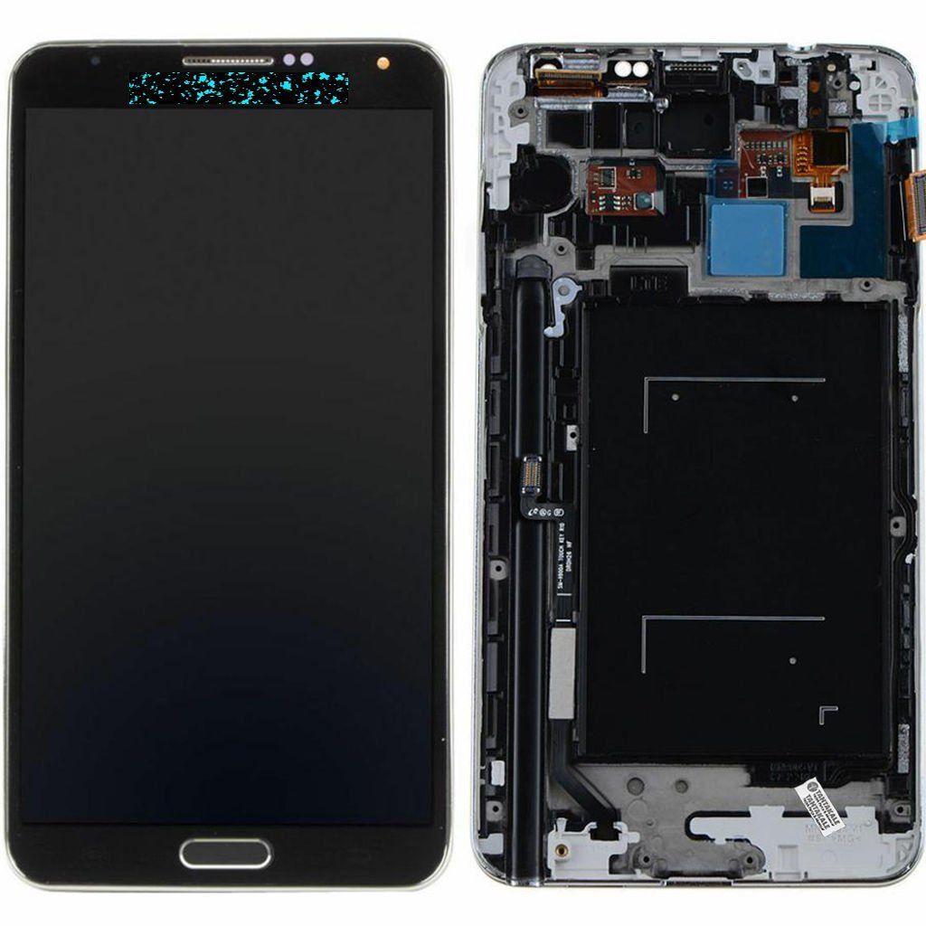 Samsung Galaxy Note 3 SM-N9005 Lcd Ekran Dokunmatik Çıtalı Siyah
