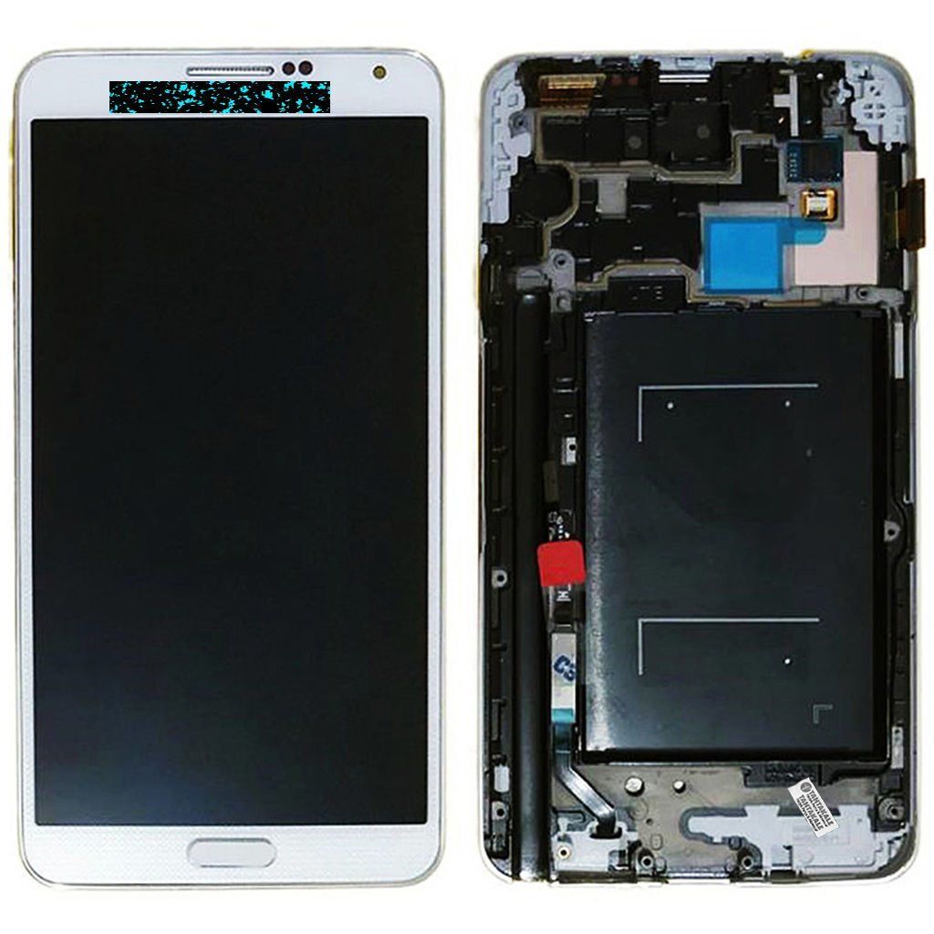 Samsung Galaxy Note 3 SM-N9006 Lcd Ekran Dokunmatik Çıtalı Beyaz