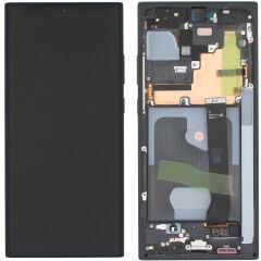 Samsung Galaxy Note 20 Ultra SM-N985 Lcd Ekran Dokunmatik Çıtalı Siyah
