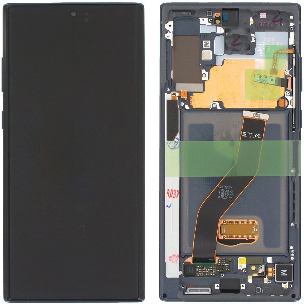 Samsung Galaxy Note 10 Plus SM-N975 Lcd Ekran Dokunmatik Çıtalı Siyah