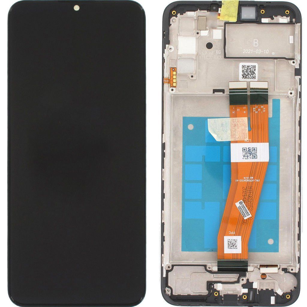 Samsung Galaxy A02s SM-A025 Lcd Ekran Dokunmatik Çıtalı