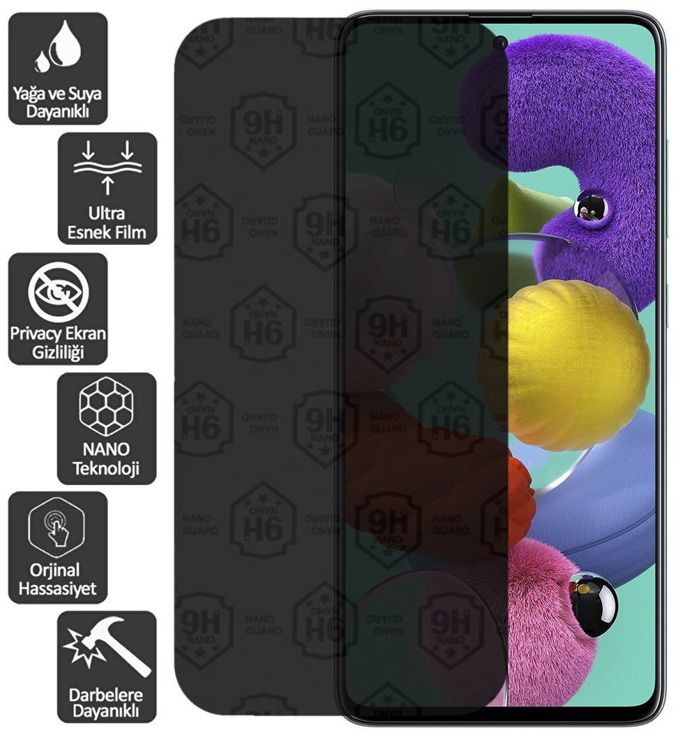 Samsung Galaxy C5 SM-C5000 Hayalet Cam Nano Kırılmaz Ekran Koruyucu