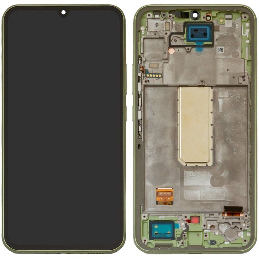 Samsung Galaxy A34 5G SM-A346 Lcd Ekran Dokunmatik Çıtalı Yeşil