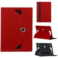 Apple İpad Mini 5 MUQW2TU/A Universal Standlı Tablet Kılıfı Kırmızı