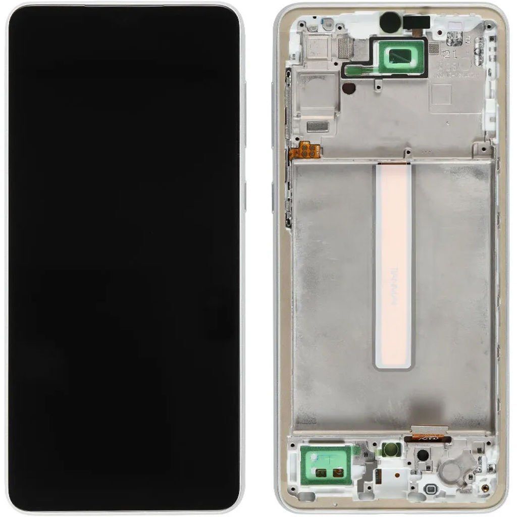 Samsung Galaxy A33 5G SM-A336 Lcd Ekran Dokunmatik Çıtalı Beyaz