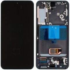 Samsung Galaxy S22 SM-S901 Lcd Ekran Dokunmatik Çıtalı Siyah