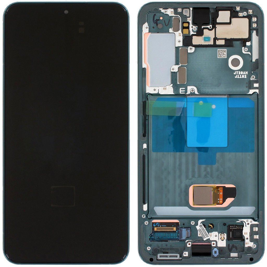 Samsung Galaxy S22 SM-S901 Lcd Ekran Dokunmatik Çıtalı Yeşil