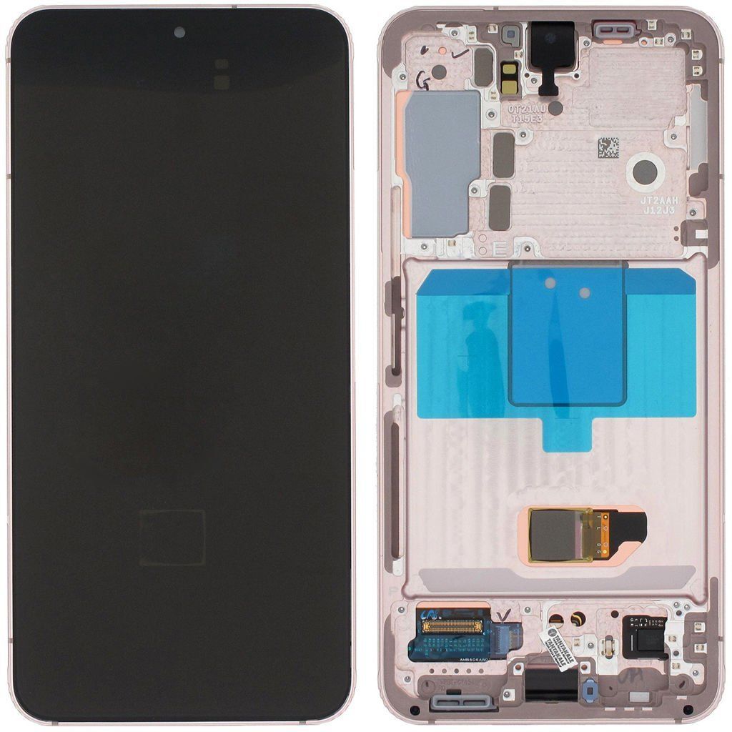 Samsung Galaxy S22 SM-S901 Lcd Ekran Dokunmatik Çıtalı Altın