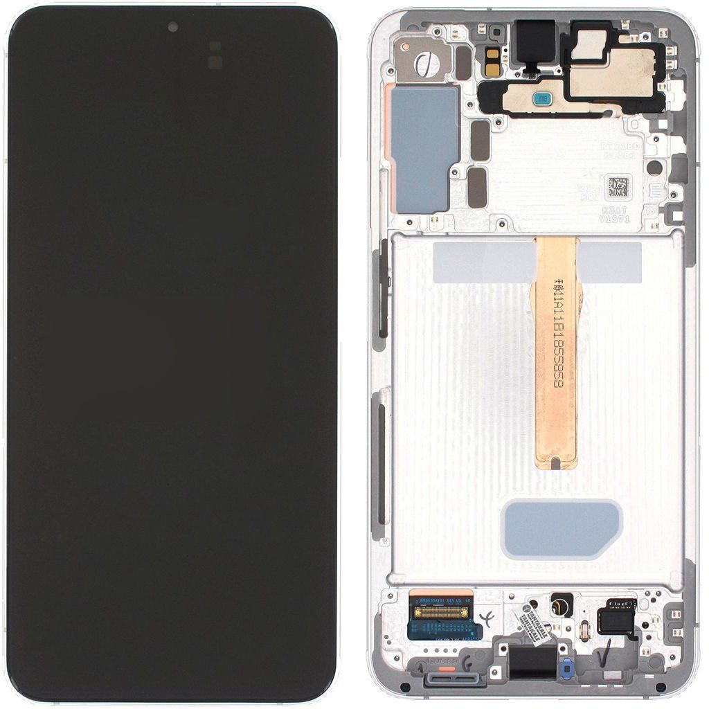 Samsung Galaxy S22 Plus SM-S906 Lcd Ekran Dokunmatik Çıtalı Beyaz