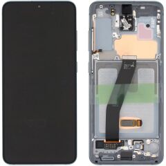 Samsung Galaxy S20 SM-G980 Lcd Ekran Dokunmatik Çıtalı Gri