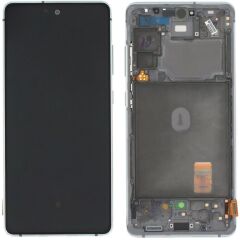 Samsung Galaxy S20 FE 5G SM-G781 Lcd Ekran Dokunmatik Çıtalı Beyaz