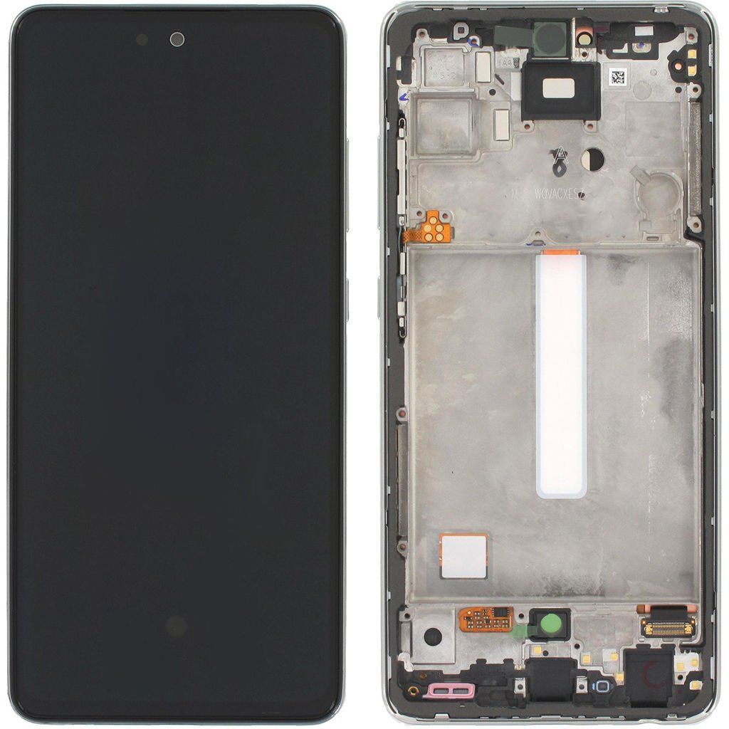 Samsung Galaxy A52s 5G SM-A528 Lcd Ekran Dokunmatik Çıtalı Beyaz