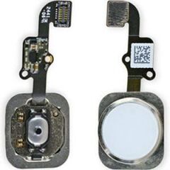 İphone 6 Home Tuş Flex Silver Gümüş