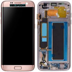 Samsung Galaxy S7 Edge SM-G935 Lcd Ekran Dokunmatik Çıtalı Rose Gold