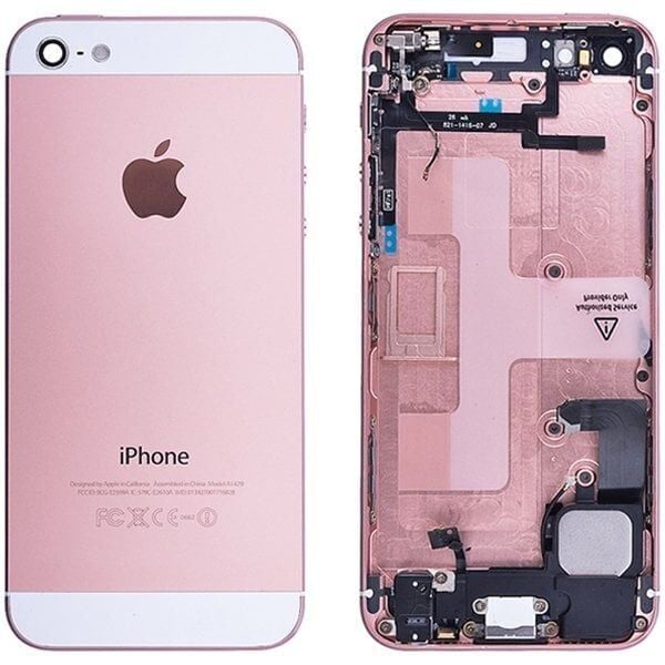 İphone 5 Kasa Full Dolu Rose Gold Pembe